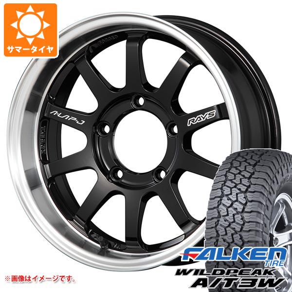 RAYS - 5本仕掛ける ジムニー JB64W用 朱夏タイア ファルケン ワイルドピーク A/T3W LT225/75R16 115/112Q レイズ エーラップ J 5.5-16 タイヤ、ホイール-自動車-夏タイヤ、ホイールセット