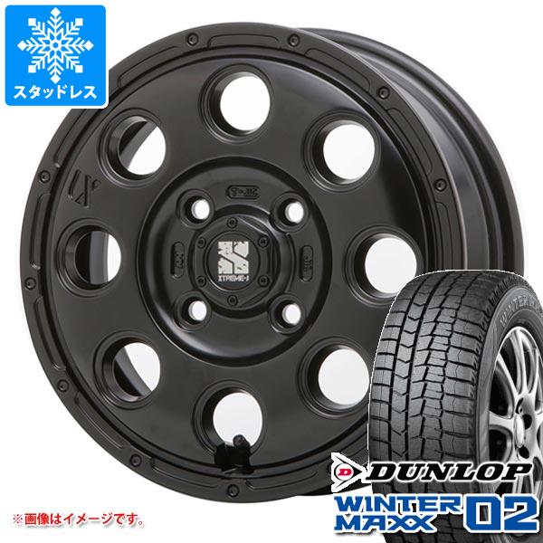 ハスラー用 2023年製 スタッドレス ダンロップ ウインターマックス02 WM02 165/65R14 79Q MLJ エクストリームJ KK03