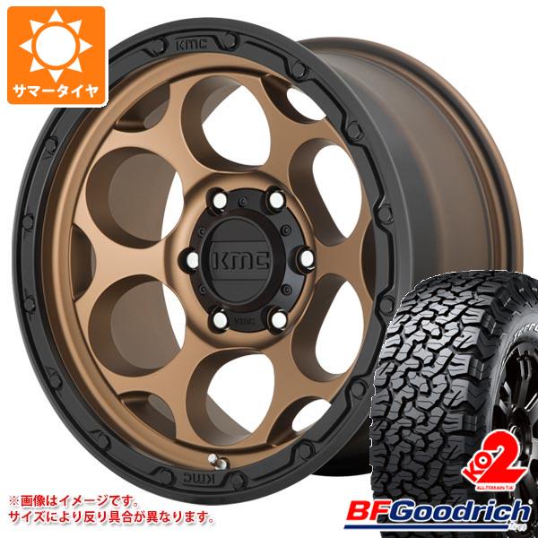 5本セット ジープ ラングラー JK/JL系用 サマータイヤ BFグッドリッチ オールテレーン T/A KO2 35x12.50R17LT 121R ホワイトレター KMC KM541 ダーティーハリー :km541mbw 24245 j27123p 5:タイヤ1番