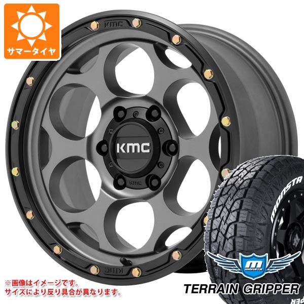 5本セット FJクルーザー 10系用 サマータイヤ モンスタ テレーングリッパー LT285/70R17 121/118R ホワイトレター KMC KM541 ダーティーハリー 8.5 17 : km541sb6 34805 t801005yt 5 : タイヤ1番