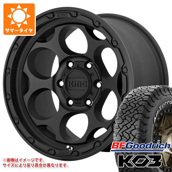 2026年製 サマータイヤ 265/70R17 118/115S BFグッドリッチ オールテレーンT/A KO3 ホワイトレター KMC KM541 ダーティーハリー 8.5-17