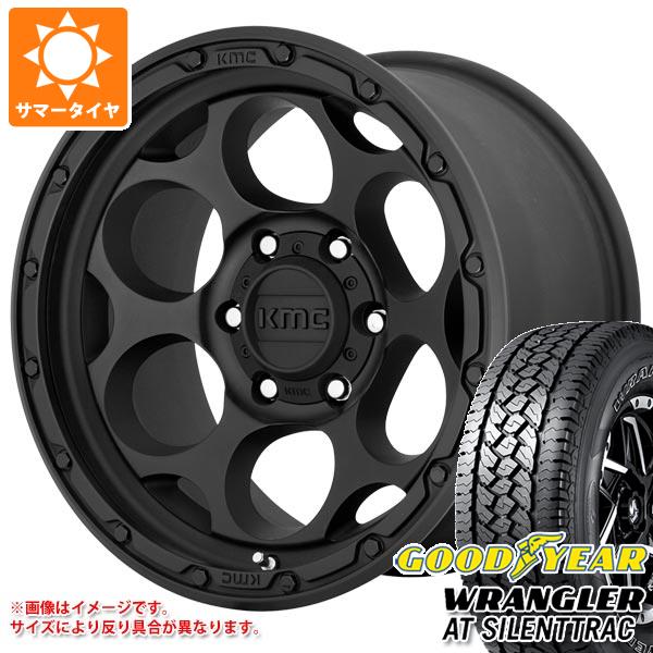 サマータイヤ 265/70R17 116H XL グッドイヤー ラングラー AT サイレントトラック アウトラインホワイトレター KMC KM541 ダーティーハリー 8.5 17 : km541tb6 34708 : タイヤ1番