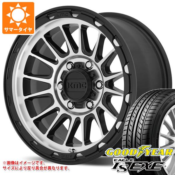 T31エクストレイル用 サマータイヤ グッドイヤー イーグル LSエグゼ 215/65R16 98H KMC KM542 インパクト 7.0 16 :km542bm 16743 n84986sn:タイヤ1番