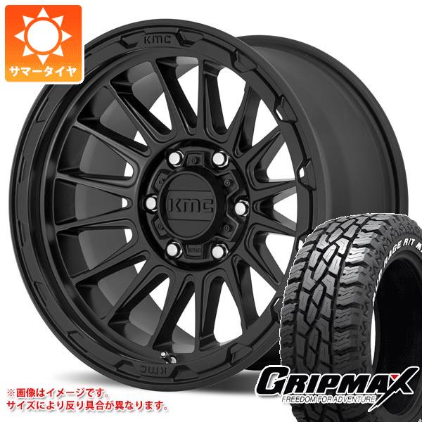 ランドクルーザー プラド 150系用 サマータイヤ グリップマックス マッドレイジ R/T MAX LT265/65R17 120/117Q ホワイトレター KMC KM542 インパクト 8.0 17 :km542sb 36511 t80986yt:タイヤ1番