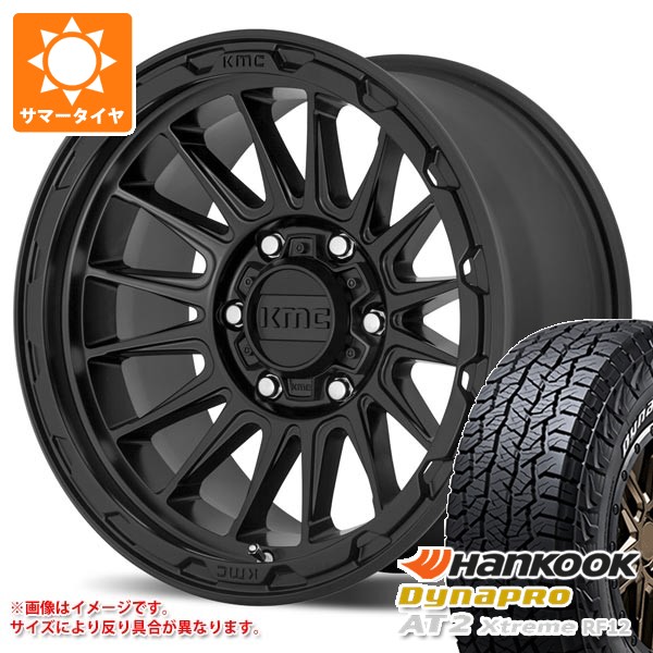 Dynapro - ニッサン T31エクストレイル用 炎節タイア ハンまかない方 ダイナプロAT2 エクストリーム RF12 215/70R16 100T 白いこと水茎の跡 KMC KM542 差しひびき 7.0-16