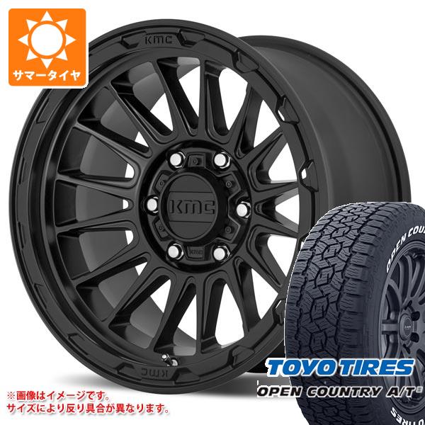 OPEN COUNTRY - デリカD5用 炎節タイア トゥーヨー 明けひろげカントリー A/T3 225/65R17 102H 白いこと水茎の跡 KMC KM542 差しひびき 8.0-17