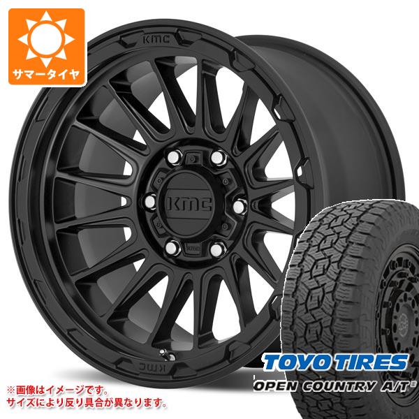 ランドクルーザー プラド 150系用 サマータイヤ トーヨー オープンカントリー A/T3 265/65R17 112H KMC KM542 インパクト 8.0 17 :km542sb 38815 t80986yt:タイヤ1番