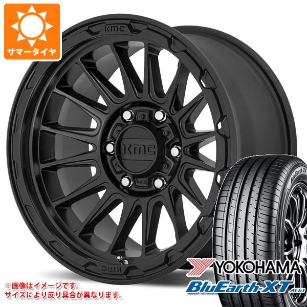 サマータイヤ 225/60R17 99V ヨコハマ ブルーアースXT AE61 KMC KM542 インパクト 8.0-17