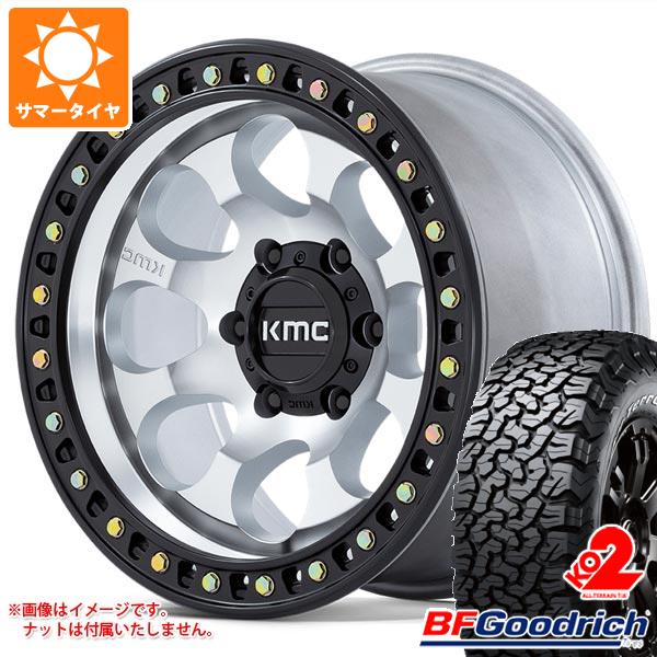 5本セット ジープ ラングラー JK/JL系用 サマータイヤ BFグッドリッチ オールテレーンT/A KO2 LT275/70R17 121/118R ホワイトレター KMC KM550 ライオト SBL :km550mw 27543 j27122p 5:タイヤ1番