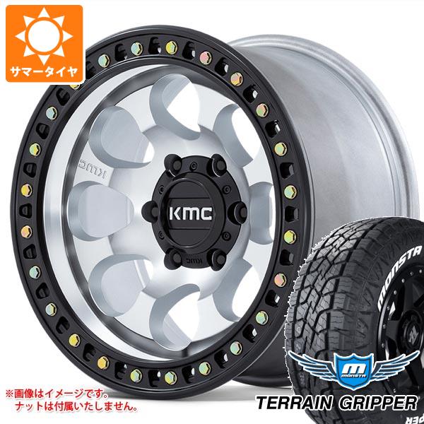ランドクルーザー プラド 150系用 サマータイヤ モンスタ テレーングリッパー LT285/70R17 121/118R ホワイトレター KMC KM550 ライオト SBL 8.5-17