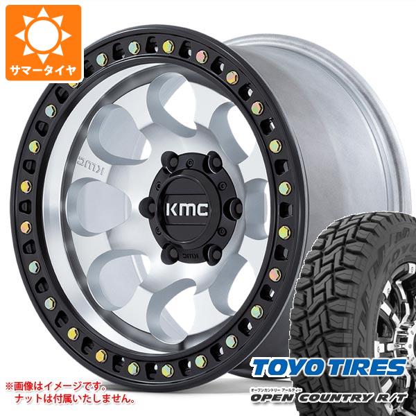 5本セット ジープ ラングラー JK/JL系用 サマータイヤ トーヨー オープンカントリー R/T LT285/70R17 116/113Q ホワイトレター KMC KM550 ライオト SBL : km550mw 35680 j27121p 5 : タイヤ1番