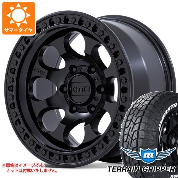 FJクルーザー 10系用 サマータイヤ モンスタ テレーングリッパー LT285/70R17 121/118R ホワイトレター KMC KM550 ライオト SBL 8.5 17 :km550sb6 34805 t801005yt:タイヤ1番