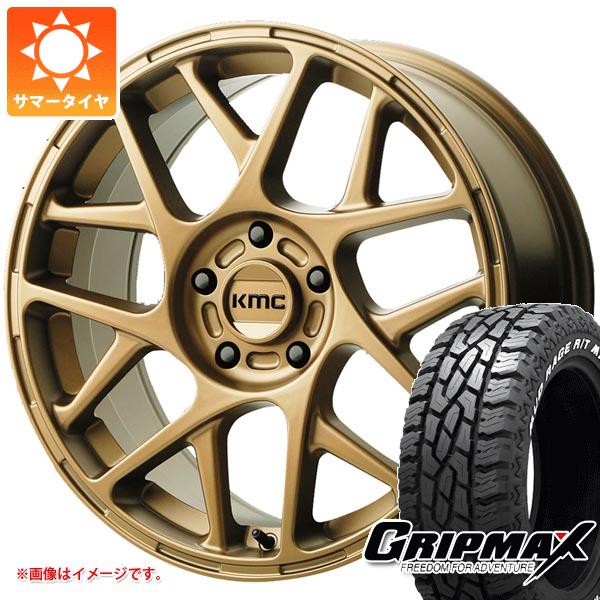 RAV4 50系用 サマータイヤ グリップマックス マッドレイジ R/T MAX LT265/65R17 120/117Q ホワイトレター KMC KM708 バリー 8.0 17 :km708mb 36511 t801016yt:タイヤ1番