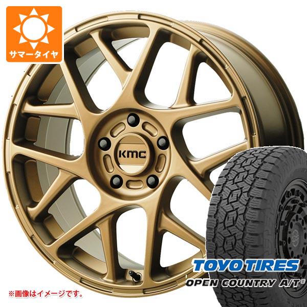 RAV4 50系用 サマータイヤ トーヨー オープンカントリー A/T3 265/65R17 112H KMC KM708 バリー 8.0 17 :km708mb 38815 t801016yt:タイヤ1番