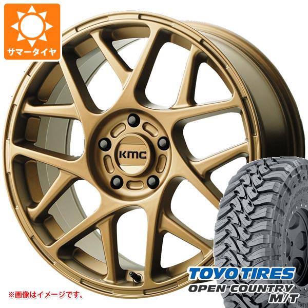 RAV4 50系用 サマータイヤ トーヨー オープンカントリー M/T LT265/65R17 120/117P ブラックレター KMC KM708 バリー 8.0 17 :km708mb 32611 t801016yt:タイヤ1番