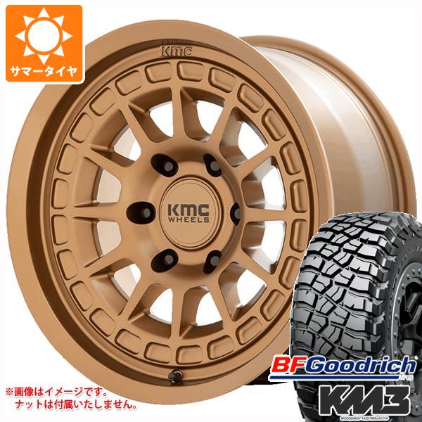 5本セット ジープ ラングラー JK/JL系用 サマータイヤ BFグッドリッチ マッドテレーンT/A KM3 35x12.50R17LT 121Q KMC KM719 キャニオン :km719bcw 27563 j27123p 5:タイヤ1番