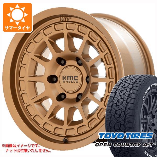 OPEN COUNTRY - 5本仕かける FJクルーザー 10系用 炎節タイア トゥーヨー 明けひろげカントリー A/T3 265/70R17 115T 白いこと水茎の跡 KMC KM719 キャニオン 8.0-17