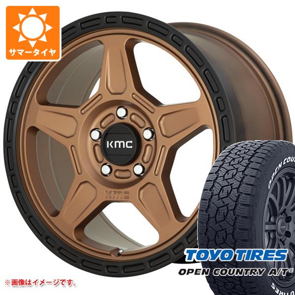 ジープ ラングラー JK/JL系用 サマータイヤ トーヨー オープンカントリー A/T3 265/70R17 115T ホワイトレター KMC KM721 アルパイン :km721mbw 41270 j27102p:タイヤ1番