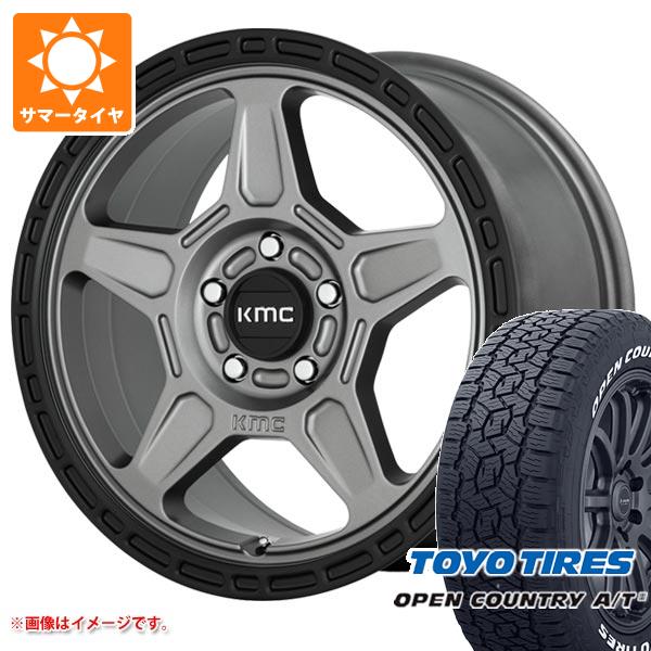 ジープ ラングラー JK/JL系用 サマータイヤ トーヨー オープンカントリー A/T3 265/70R17 115T ホワイトレター KMC KM721 アルパイン :km721sgw 41270 j27102p:タイヤ1番