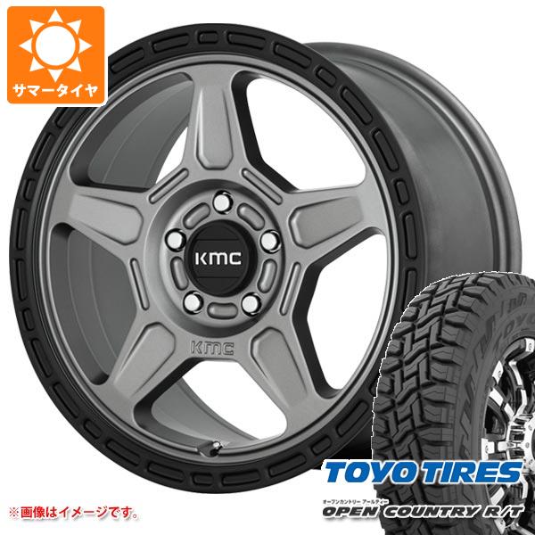 5本セット ジープ ラングラー JK/JL系用 サマータイヤ トーヨー オープンカントリー R/T LT265/70R17 112/109Q ホワイトレター KMC KM721 アルパイン :km721sgw 36833 j27102p 5:タイヤ1番