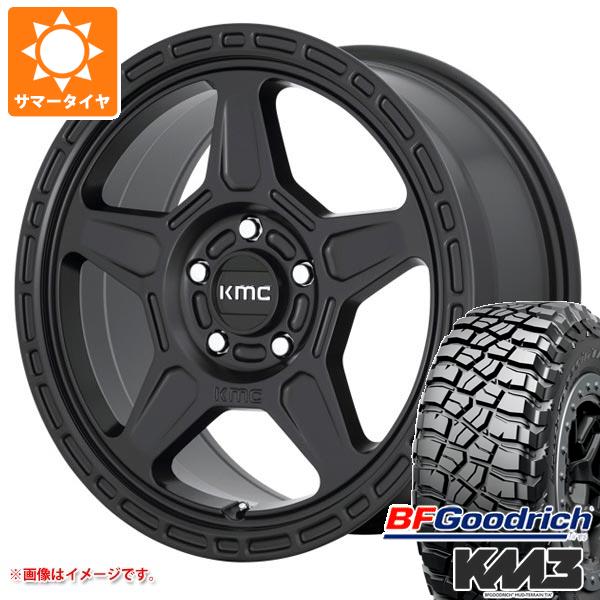 マッドテレーン - 5本仕掛ける ジープ ラングラー JK/JL系用 朱夏タイア BF好ましい金持ち T/A KM3 LT295/70R17 121/118Q KMC KM721 アルパイン 夏タイヤ、ホイールセット-車、バイク、自転車