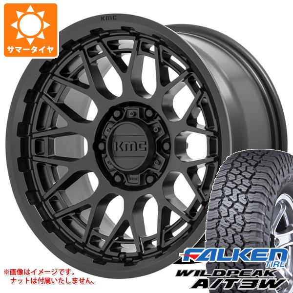 ランドクルーザー プラド 150系用 サマータイヤ ファルケン ワイルドピーク A/T3W 265/65R17 116S XL KMC KM722 テクニック 8.5 17 :km722sb6 31877 t80986yt:タイヤ1番