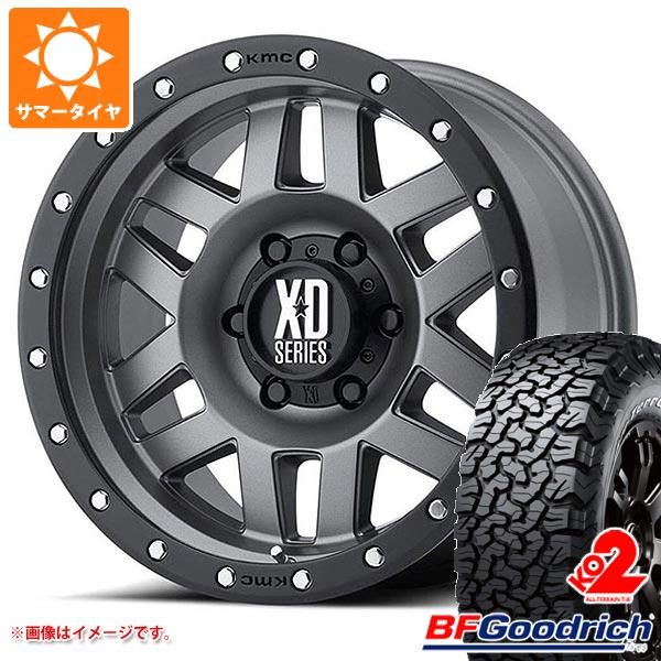 サマータイヤ 285/70R17 116/113S BFグッドリッチ オールテレーンT/A KO2 ブラックレター KMC XD128 マチェーテ トヨタ車用 8.0 17 :kmcxd128 36031:タイヤ1番