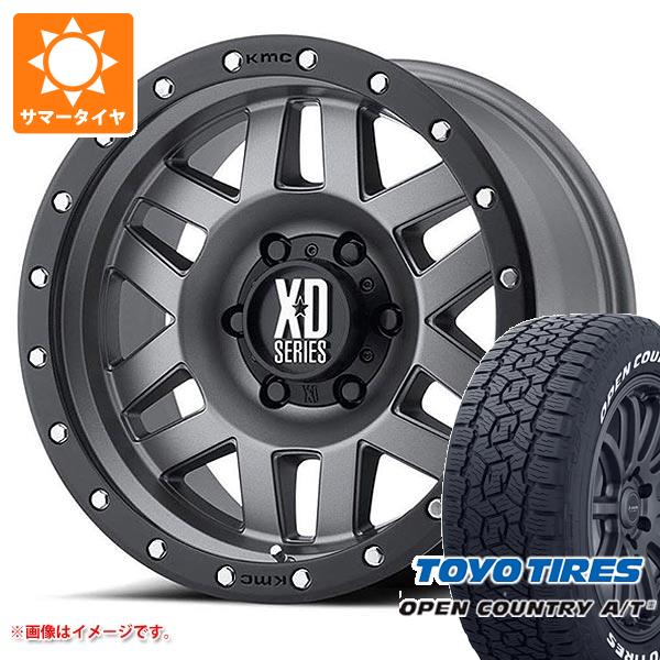 サマータイヤ 265/70R17 115T トーヨー オープンカントリー A/T3 ホワイトレター KMC XD128 マチェーテ トヨタ車用 8.0 17 :kmcxd128 41270:タイヤ1番