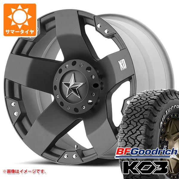 5本セット FJクルーザー 10系用 サマータイヤ BFグッドリッチ オールテレーンT/A KO3 LT265/70R17 118/115S ホワイトレター KMC XD775 ロックスター 8.0-17