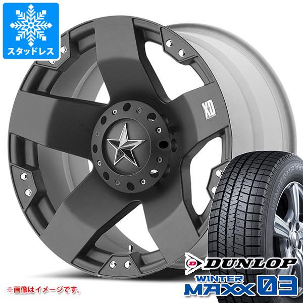 WINTER MAXX - RAV4 50系用 スタッドレス ダンロップ ウインターマックス03 WM03 225/65R17 102Q KMC XD775 鍵を掛けるはやりっ子