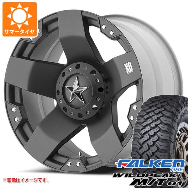ランドクルーザー プラド 150系用 サマータイヤ ファルケン ワイルドピーク M/T01 LT285/70R17 121/118Q  KMC XD775 ロックスター 8.0-17