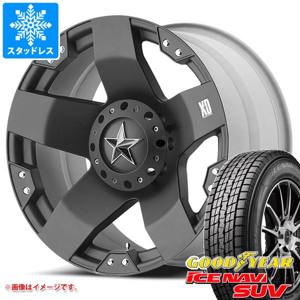 RAV4 50系用 スタッドレス グッドイヤー アイスナビ SUV 225/65R17 102Q KMC XD775 ロックスター