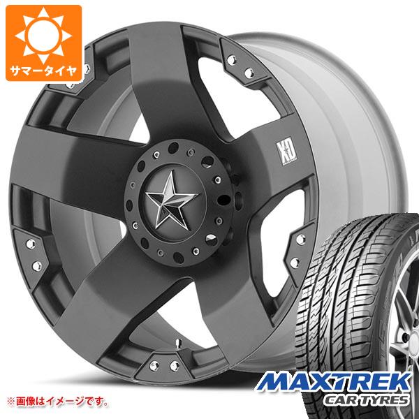 ランドクルーザー プラド 150系用 サマータイヤ マックストレック フォルティス T5 275/55R20 117V XL  KMC XD775 ロックスター 8.5-20｜tire1ban