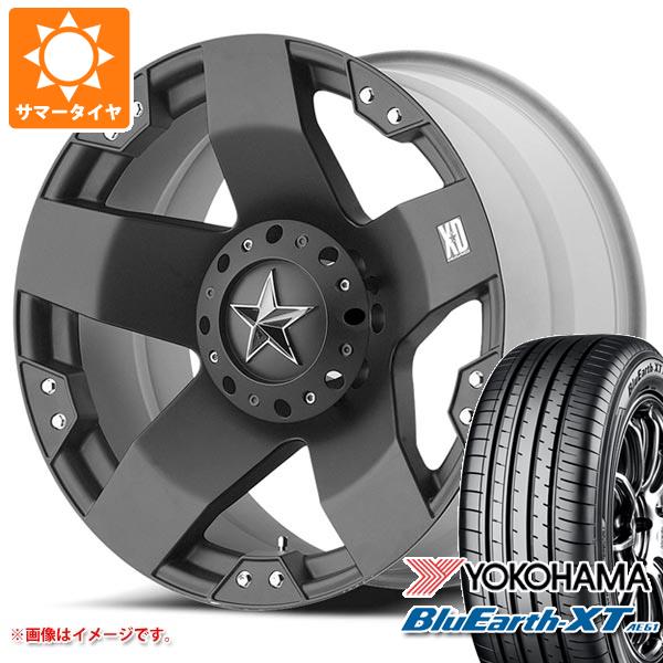 RAV4 50系用 サマータイヤ ヨコハマ ブルーアースXT AE61 225/65R17 106V XL KMC XD775 ロックスター 8.0 17 :kmcxd775 40615 t801013yt:タイヤ1番