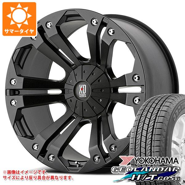 ハイラックス 120系用 サマータイヤ ヨコハマ ジオランダー H/T G056 P265/65R18 112T ブラックレター KMC XD778 モンスター 9.0 18 :kmcxd778 38032 t80998yt:タイヤ1番