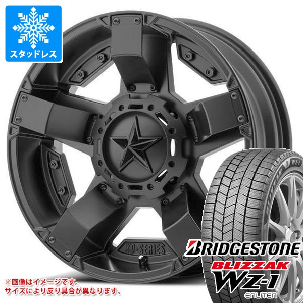 ブリザック - ミツビシ デリカD5用 スタッドレス ブリヂストン WZ-1 235/65R17 108Q XL KMC XD811 鍵を掛けるはやりっ児2 車、バイク、自転車-タイヤ、ホイール-自動車