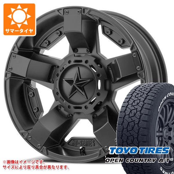 ランドクルーザー プラド 150系用 サマータイヤ トーヨー オープンカントリー A/T3 265/50R20 107H ホワイトレター KMC XD811 ロックスター2 9.0 20 :kmcxd811 41260 t80991yt:タイヤ1番