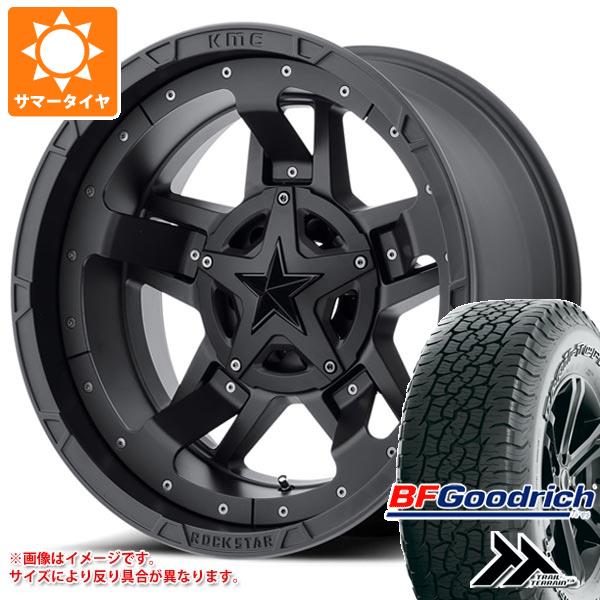 ジープ ラングラー JK/JL系用 サマータイヤ BFグッドリッチ トレールテレーンT/A 265/65R18 114T アウトラインホワイトレター KMC XD827 ロックスター3 : xd827w 38058 j27104p : タイヤ1番