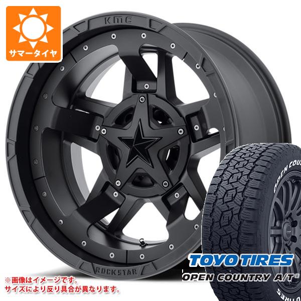 ランドクルーザー プラド 150系用 サマータイヤ トーヨー オープンカントリー A/T3 265/50R20 107H ホワイトレター KMC XD827 ロックスター3 9.0 20 :kmcxd827 41260 t80991yt:タイヤ1番