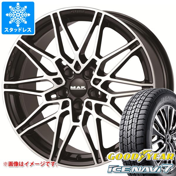 BMW G26 i4用 スタッドレス グッドイヤー アイスナビ7 225/55R17 97Q MAK ケーニッヒ