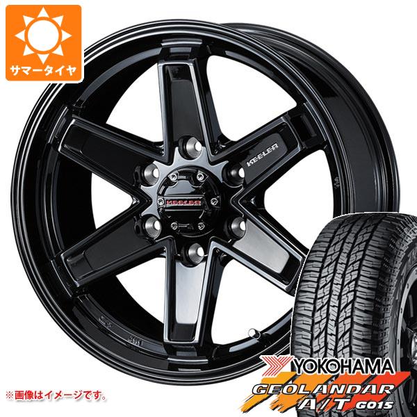 サマータイヤ 265/60R18 110H ヨコハマ ジオランダー A/T G015 ブラックレター キーラー タクティクス 8.0 18 :ktactb6 22920:タイヤ1番