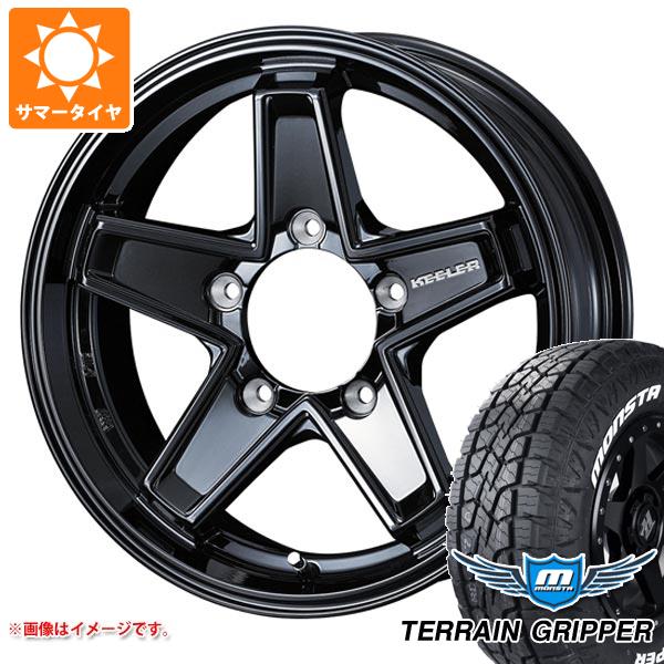 5本セット ジムニー用 サマータイヤ モンスタ テレーングリッパー 175/80R16 91S ホワイトレター キーラー タクティクス 5.5-16