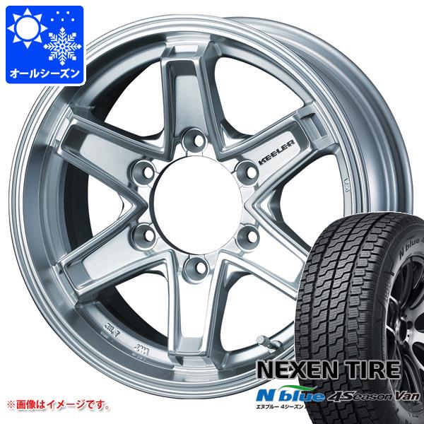ハイエース 200系用 オールシーズンタイヤ ネクセン エヌブルー 4シーズン バン 195/80R15LT 107/105N  キーラー タクティクス 6.0-15