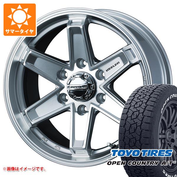 ランドクルーザー250用 サマータイヤ トーヨー オープンカントリー A/T3 265/70R18 116H ホワイトレター キーラー タクティクス 7.5-18