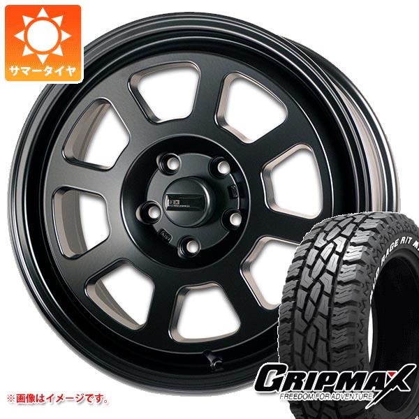 T31エクストレイル用 サマータイヤ グリップマックス マッドレイジ R/T MAX 215/65R16C 109/107Q ホワイトレター KGホイール KW01 7.0 16 :kw015 36501 n84986sn:タイヤ1番