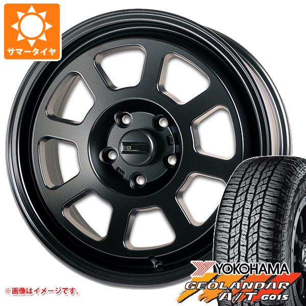 デリカD5用 サマータイヤ ヨコハマ ジオランダー A/T G015 245/70R16 111H XL ブラックレター KGホイール KW01 7.0 16 :kw015 22935 m83964tb:タイヤ1番