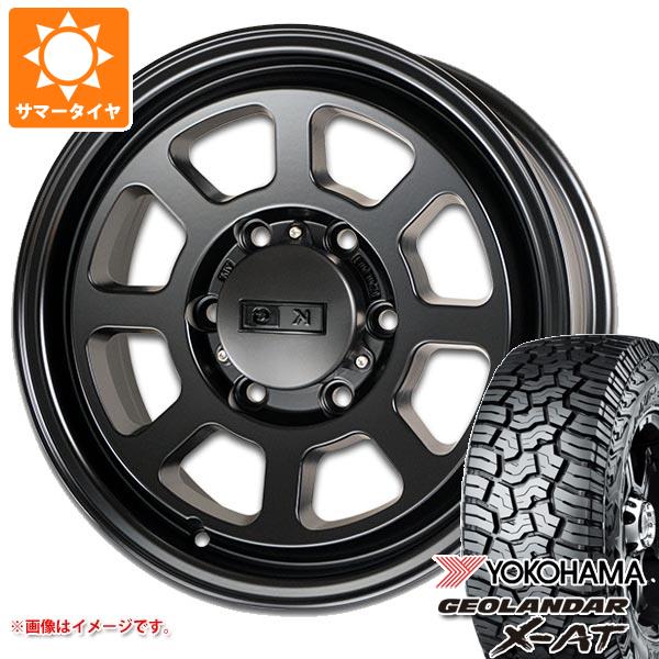 ハイエース 200系用 2024年製 サマータイヤ ヨコハマ ジオランダー X AT G016 LT215/70R16 100/97Q ブラックレター KGホイール KW01 6.5 16 :kw01h 36857 t80971yt:タイヤ1番