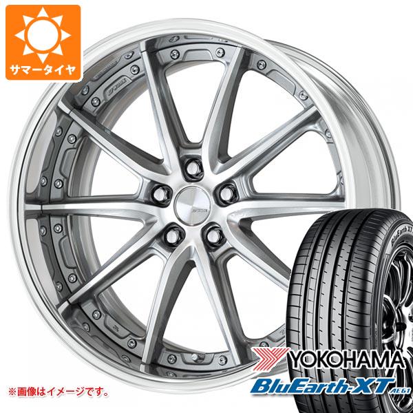 サマータイヤ 225/55R19 99V ヨコハマ ブルーアースXT AE61 ワーク ランベック LS10 7.5 19 :lanls10 34385:タイヤ1番