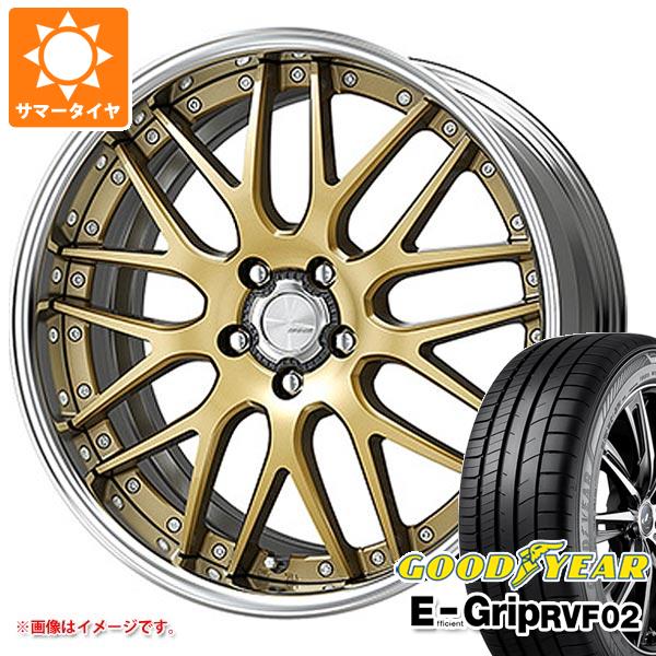 サマータイヤ 245/45R19 102W XL グッドイヤー エフィシエントグリップ RVF02 ワーク ランベック LM1 8.0-19