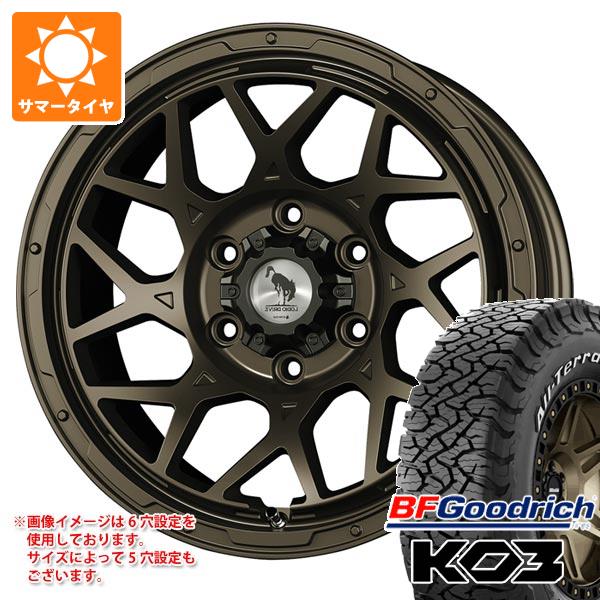 FJクルーザー 10系用 2026年製 サマータイヤ BFグッドリッチ オールテレーンT/A KO3 LT265/70R17 118/115S ホワイトレター ロディオドライブ 8M モノ 8.0-17